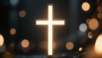 What Does "Love Covers a Multitude of Sins" Mean? 1 Peter 4:8 glowing cross (love covers all)